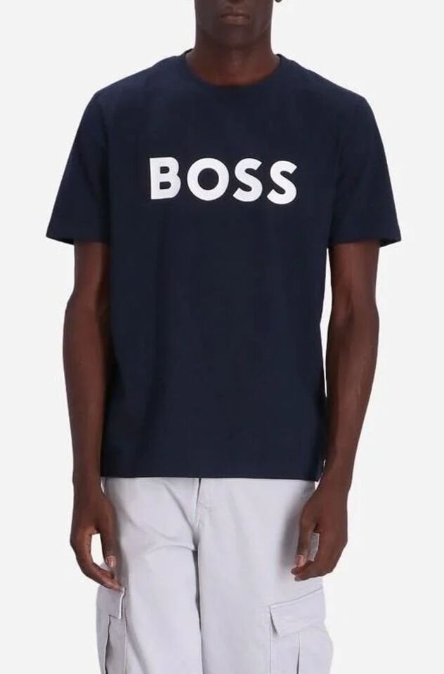 LOGOLU PAMUK T-SHIRT