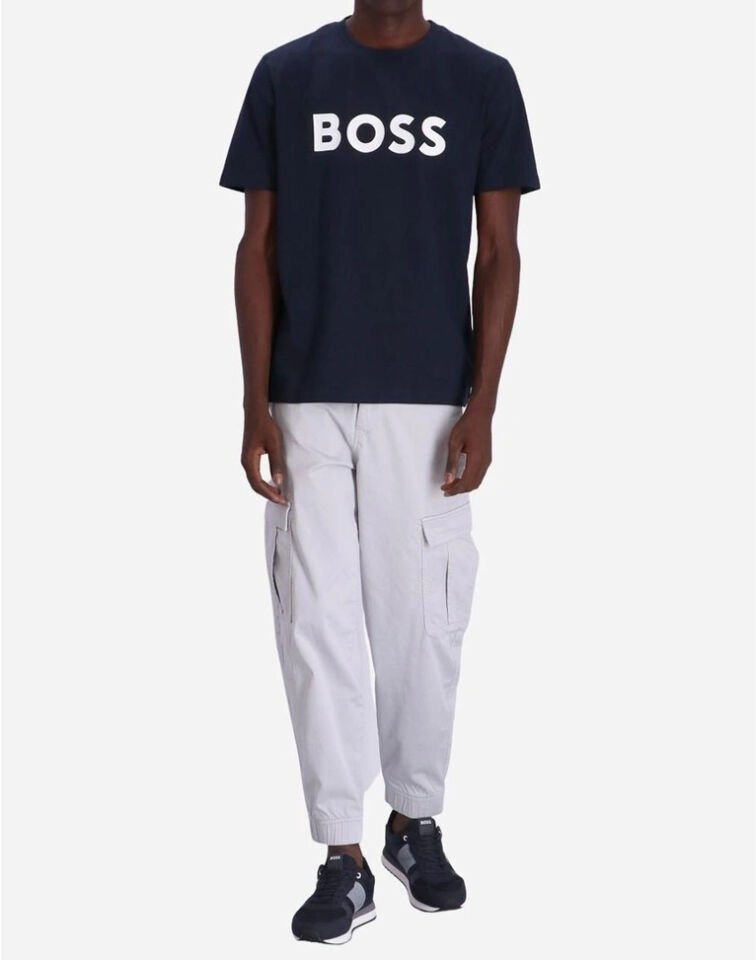 LOGOLU PAMUK T-SHIRT