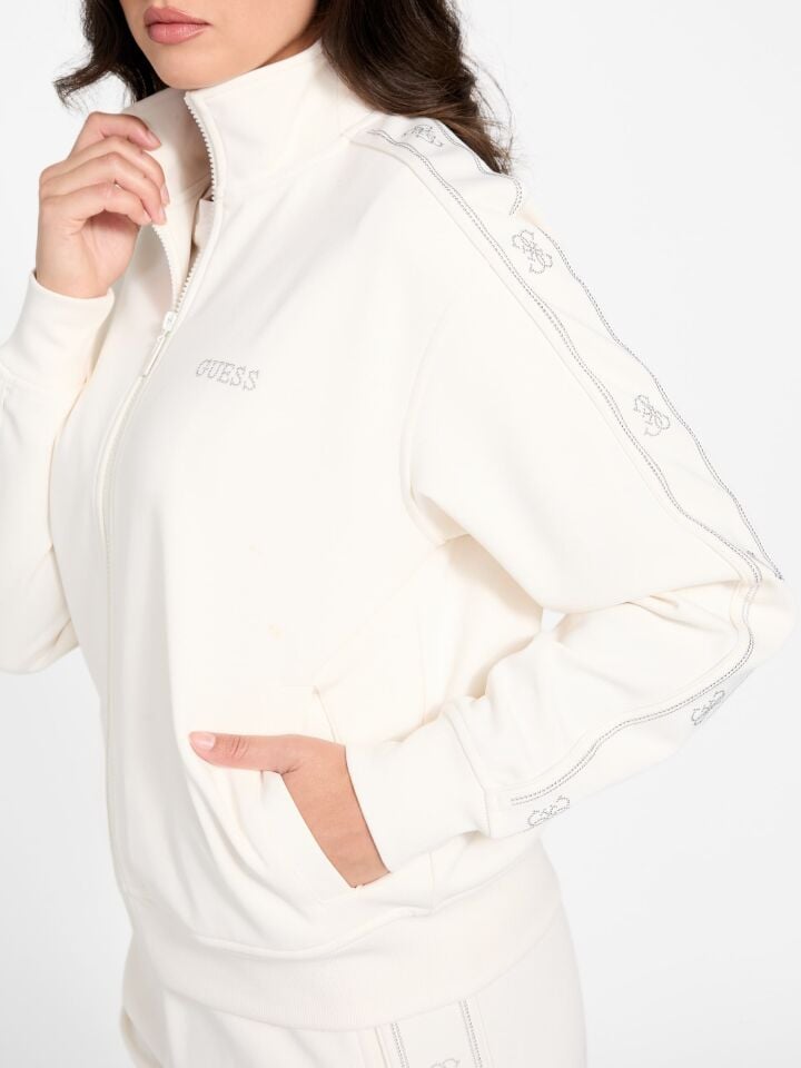 OCTAVIA HIGH NECK FULL ZIP - Dik Yaka Fermuarlı Kadın Sweatshirt