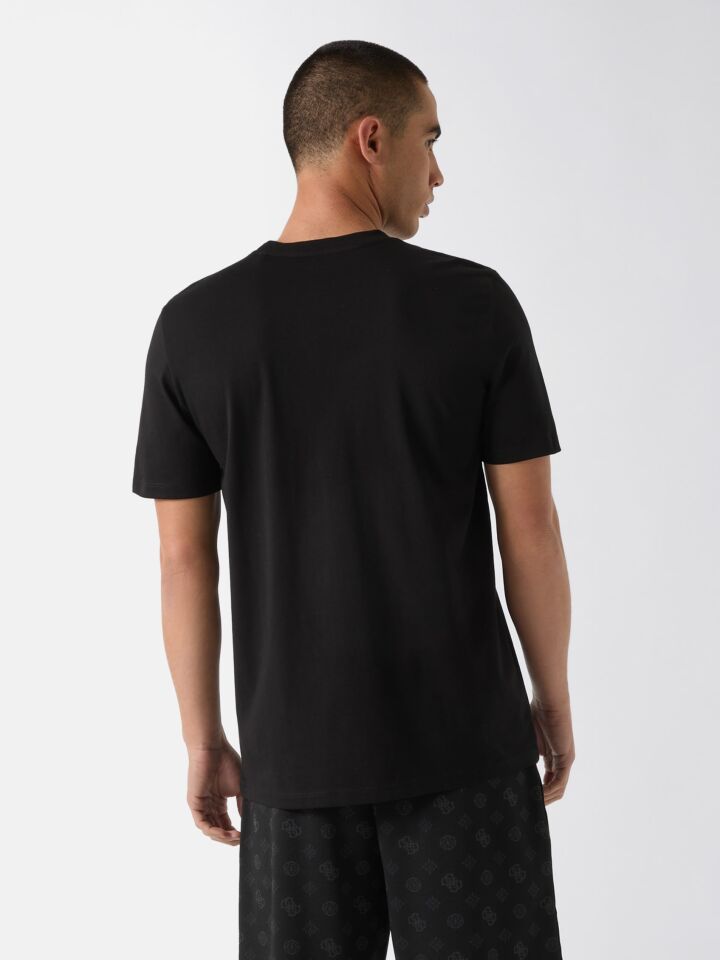 AMBROGIO PAMUK T-SHIRT M - Siyah