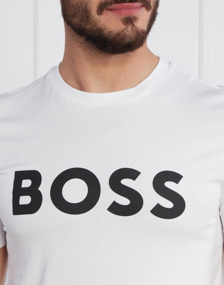 LOGOLU PAMUK T-SHIRT