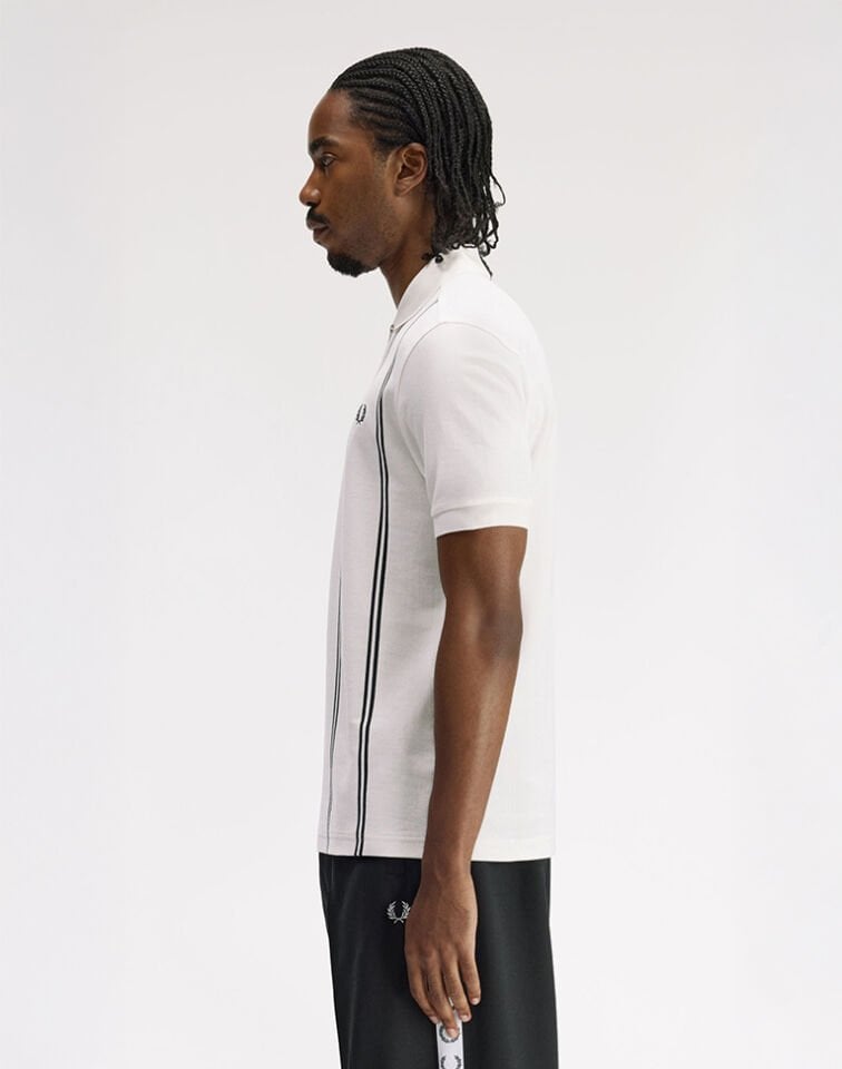 DİKEY ÇİZGİLİ POLO T-SHIRT