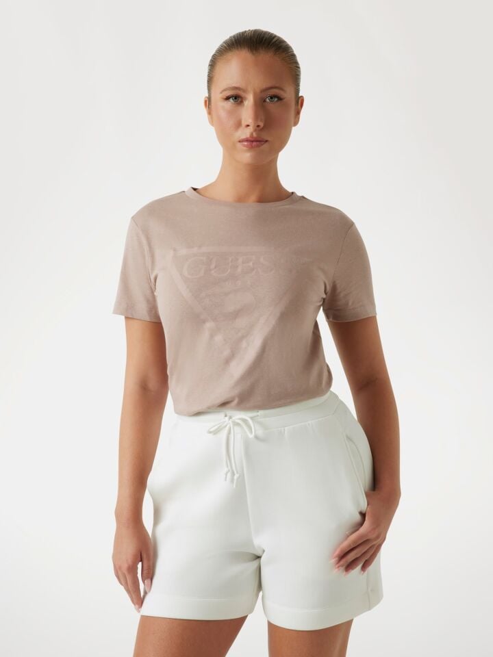 ADELE ÜÇGEN LOGOLU T-SHIRT