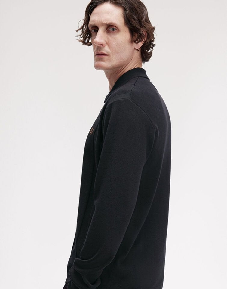 BUTTON THROUGH KNITTED SHIRT - Düğmeli Triko Gömlek