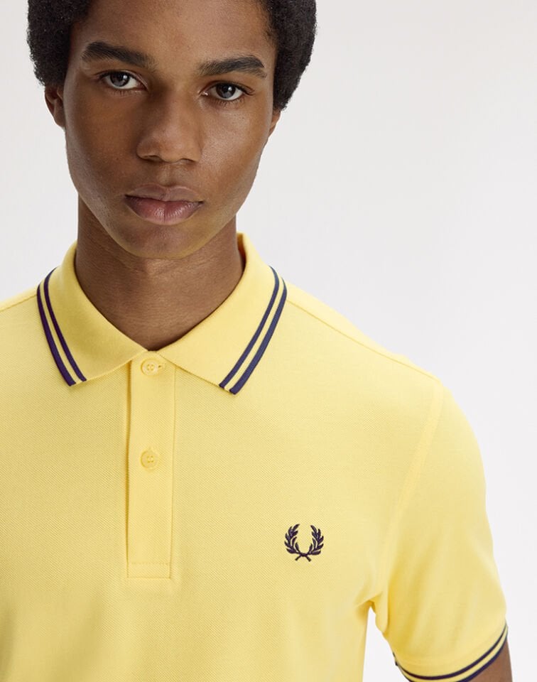 TWIN TIPPED FRED PERRY SHIRT