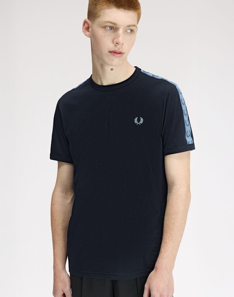 CONTRAST TAPE RINGER T-SHIRT