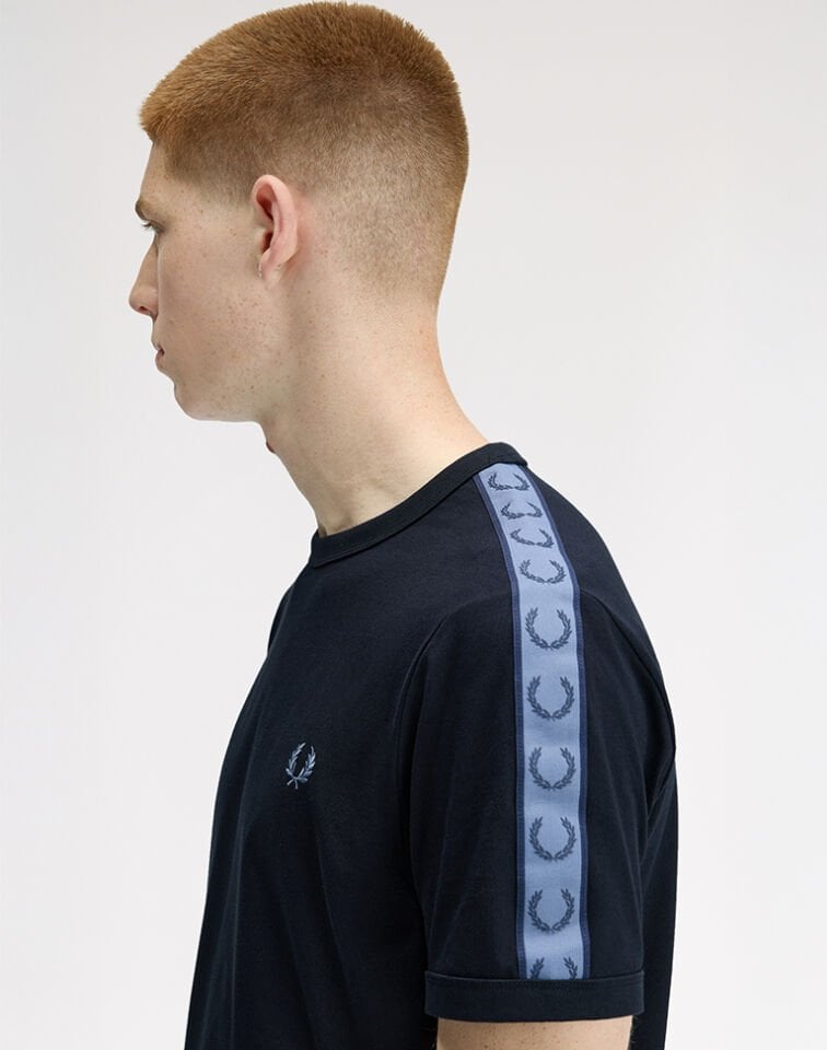 CONTRAST TAPE RINGER T-SHIRT