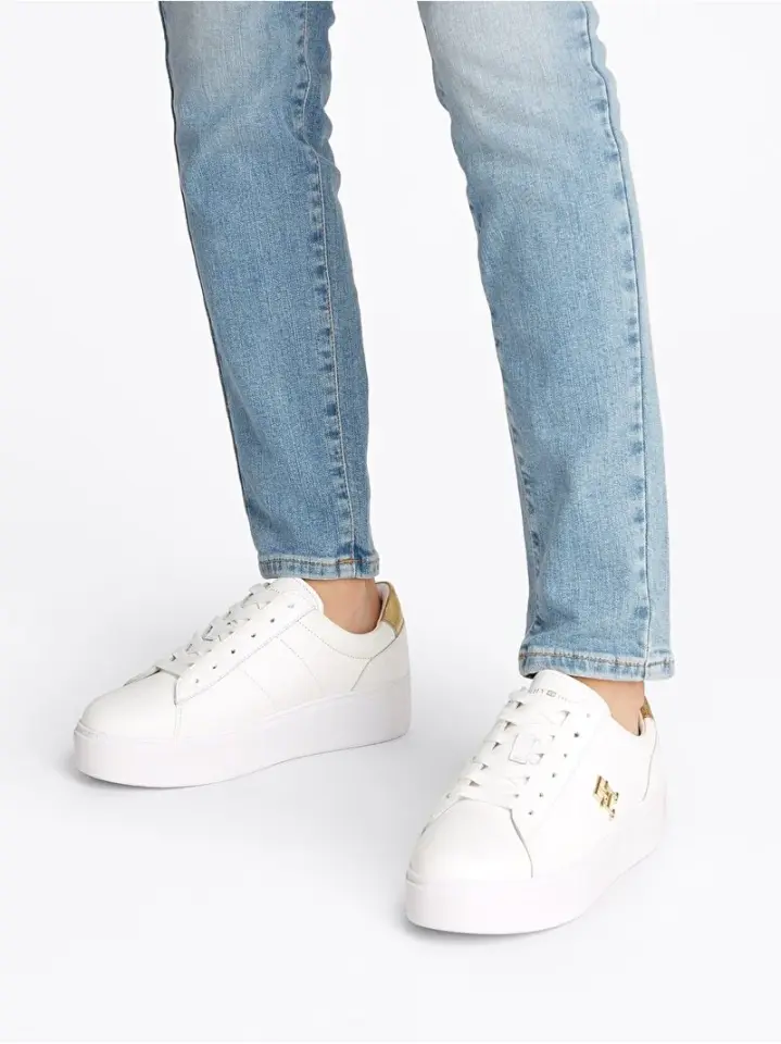 PLATFORM SNEAKER METALLICS - Beyaz Spor Ayakkabı