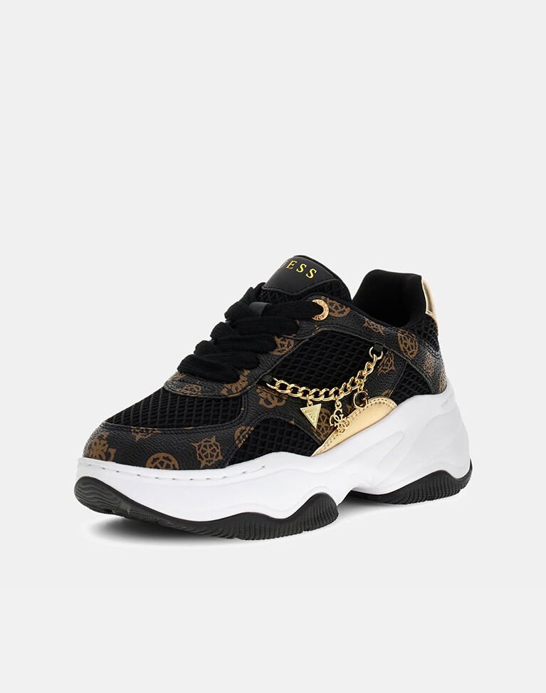 HARPAA SNEAKER - Logo Zincir Detaylı Yüksek Tabanlı Kadın Spor Ayakkabı