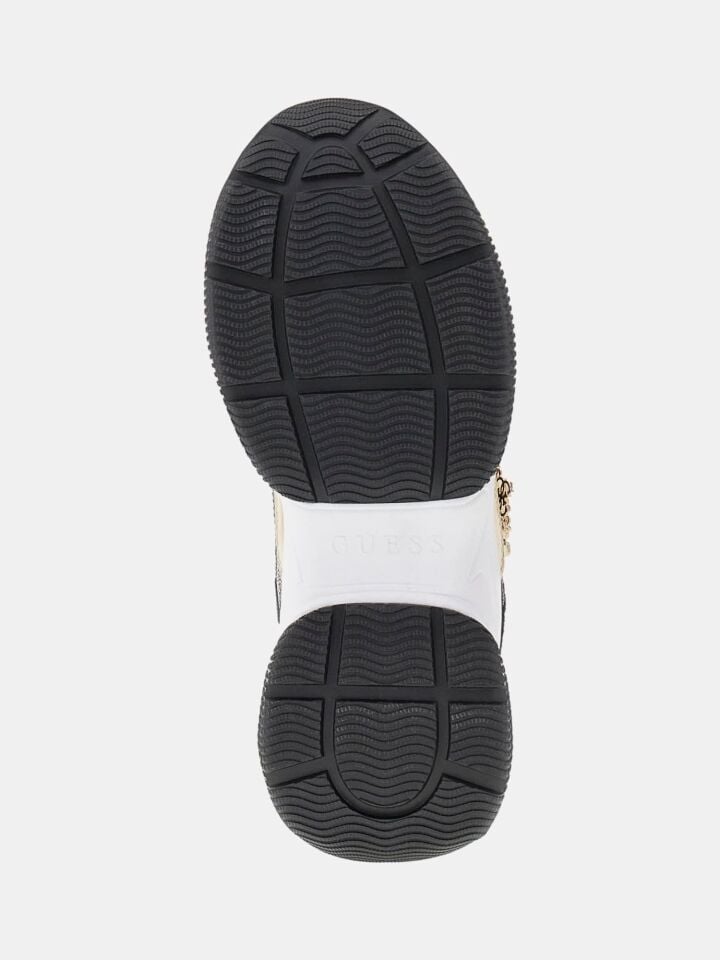 HARPAA SNEAKER - Logo Zincir Detaylı Yüksek Tabanlı Kadın Spor Ayakkabı