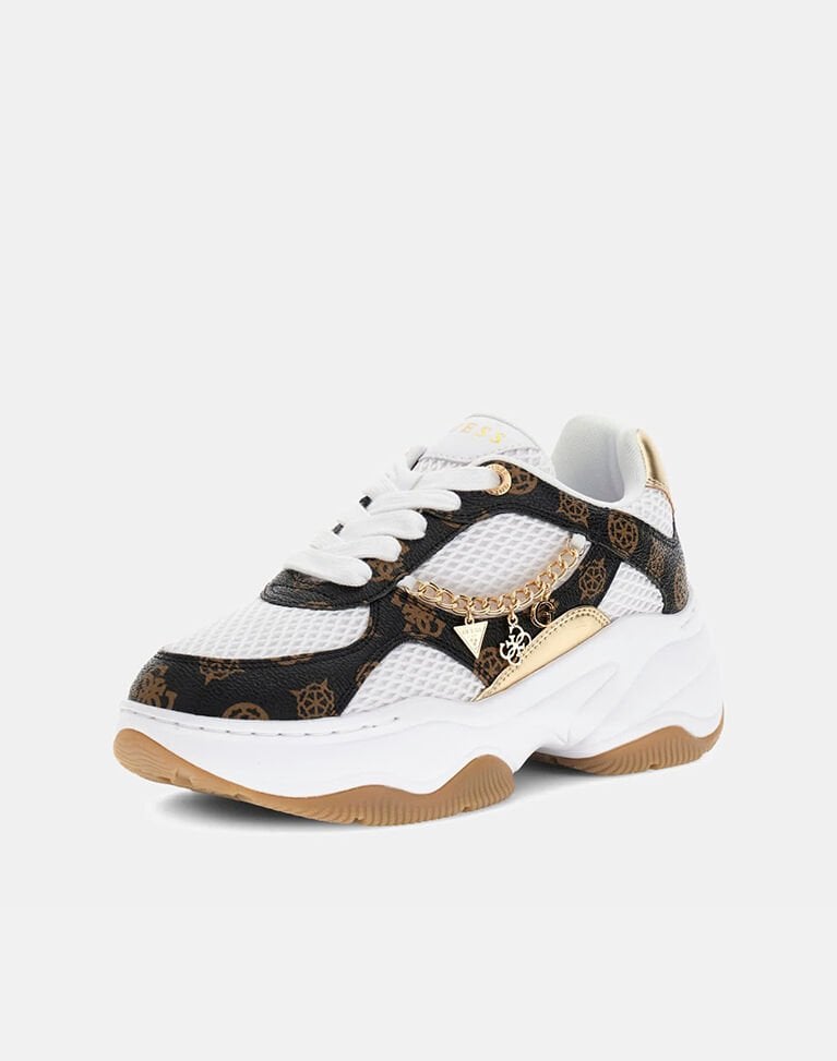 HARPAA SNEAKER - Logo Zincir Detaylı Yüksek Tabanlı Kadın Spor Ayakkabı