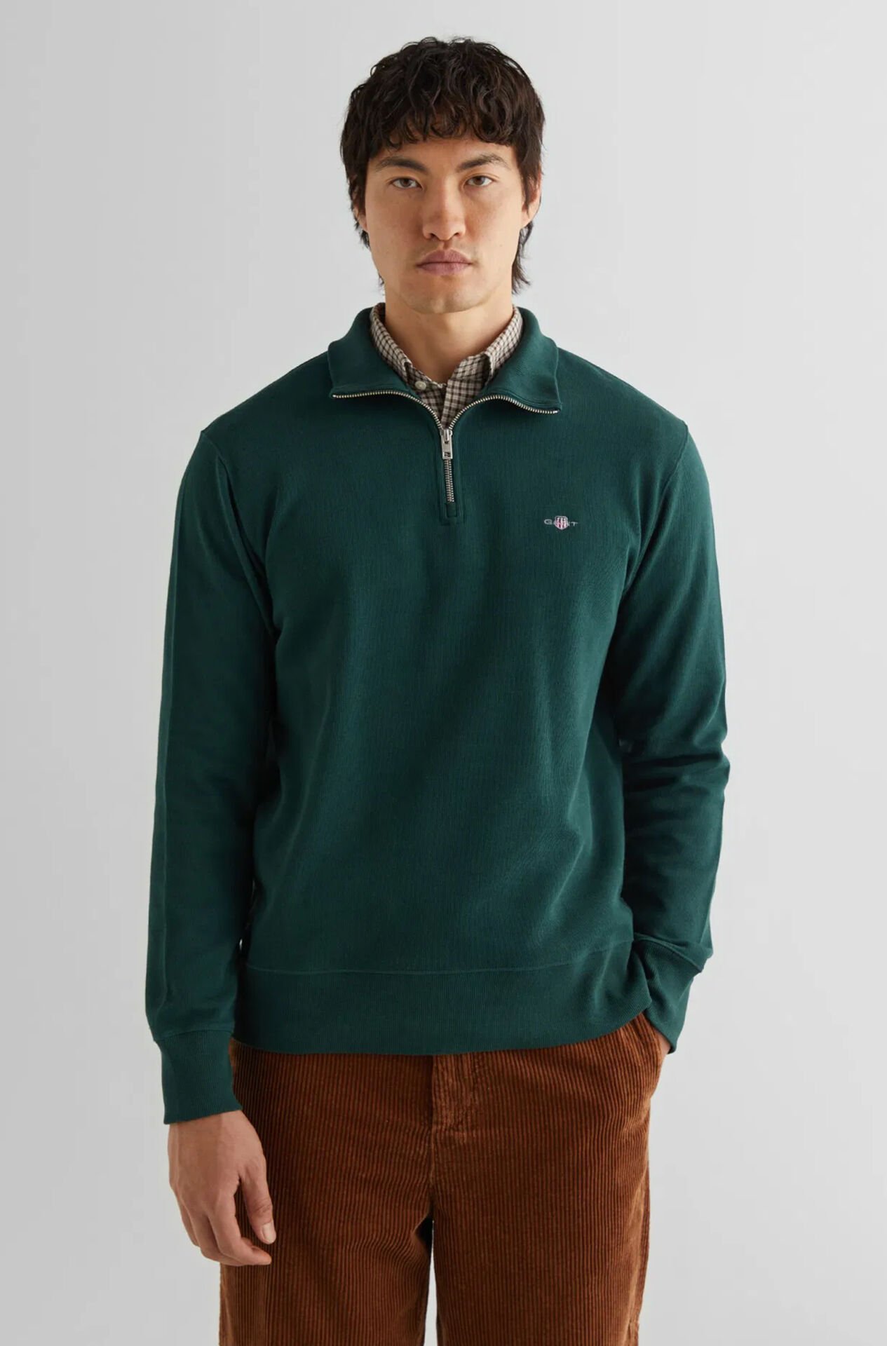 YARIM FERMUARLI SWEATSHIRT