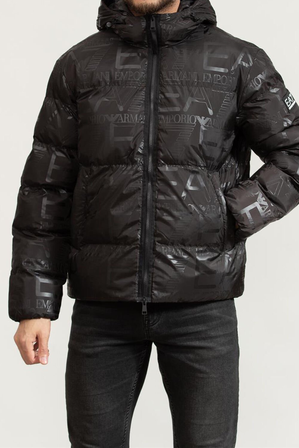 PADDED HOODED JACKET - Kapüşonlu Puffer Mont