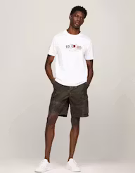 LOGO EMBROIDERY TEE - Nakışlı Beyaz T-shirt