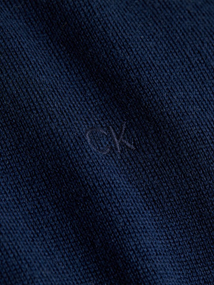 Calvin Klein Erkek Lacivert Triko Kazak