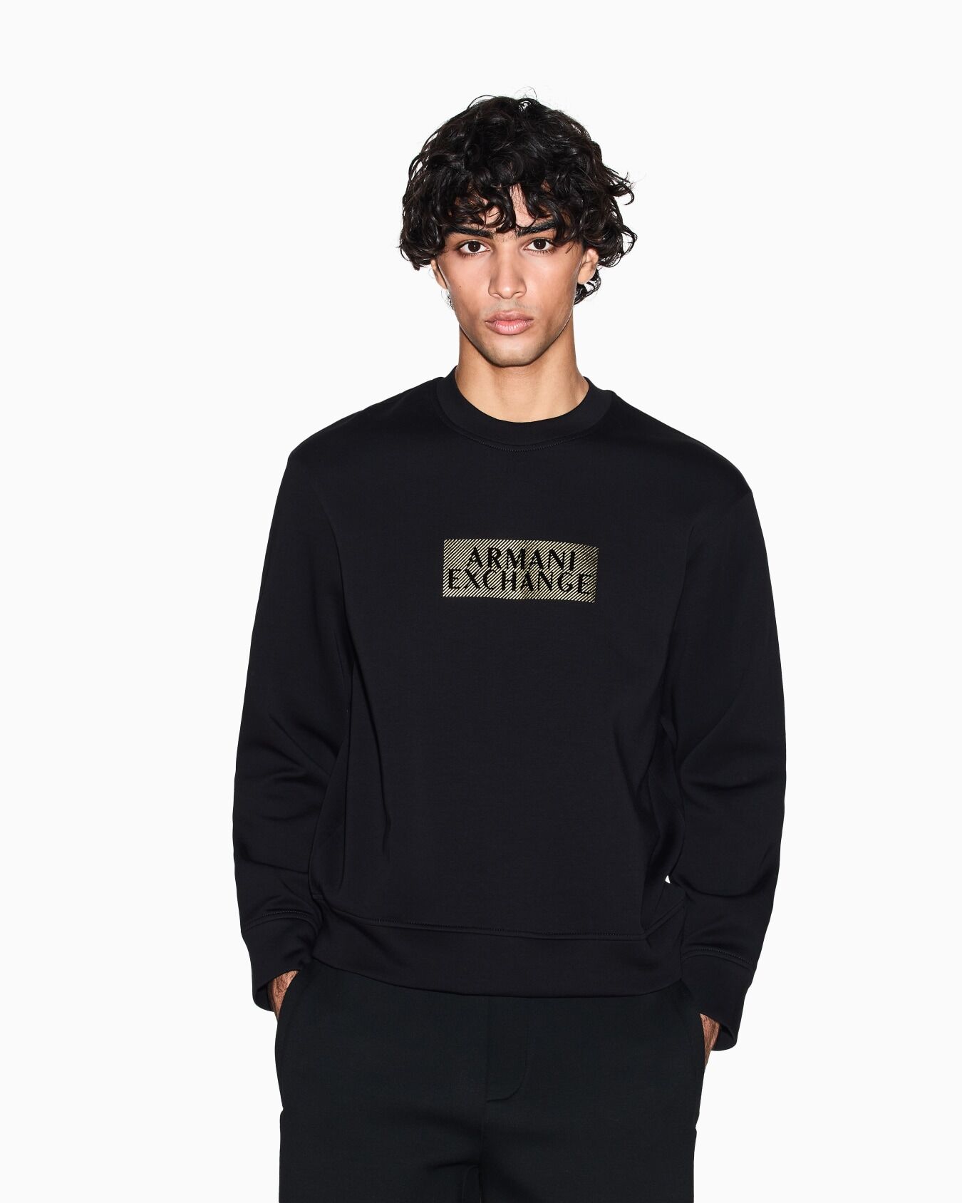 GOLD LOGO SWEATSHIRT