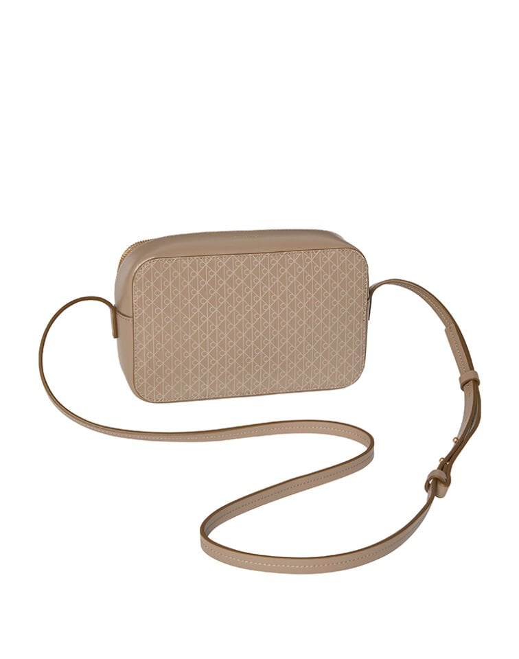 EMBLEM AOP ELONGATED CAMERA BAG