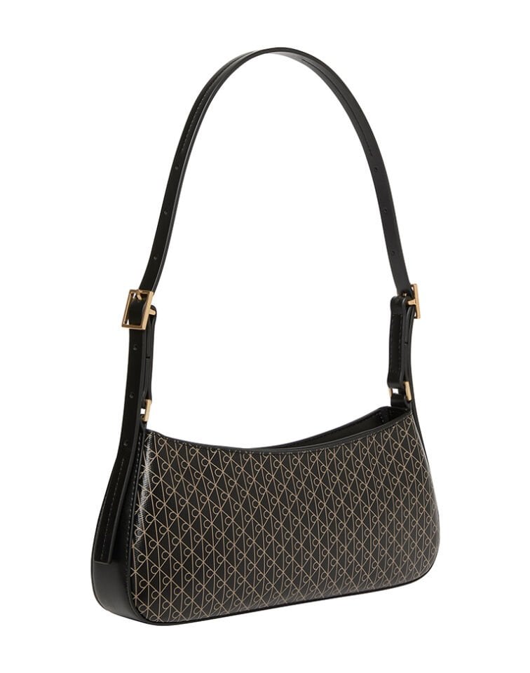 EMBLEM AOP SMALL SHOULDER BAG