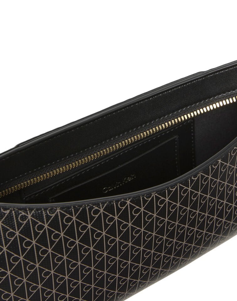 EMBLEM AOP SMALL SHOULDER BAG