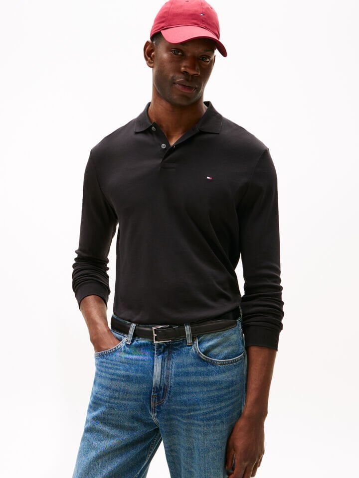 L/S LIQUID COTTON REG POLO