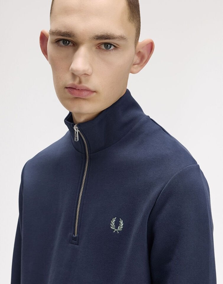 HALF ZIP SWEATSHIRT - Yarım Fermuarlı Sweatshirt