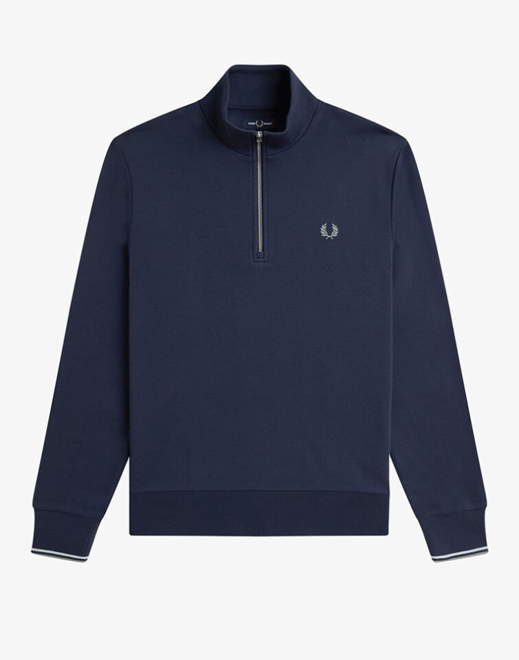 HALF ZIP SWEATSHIRT - Yarım Fermuarlı Sweatshirt