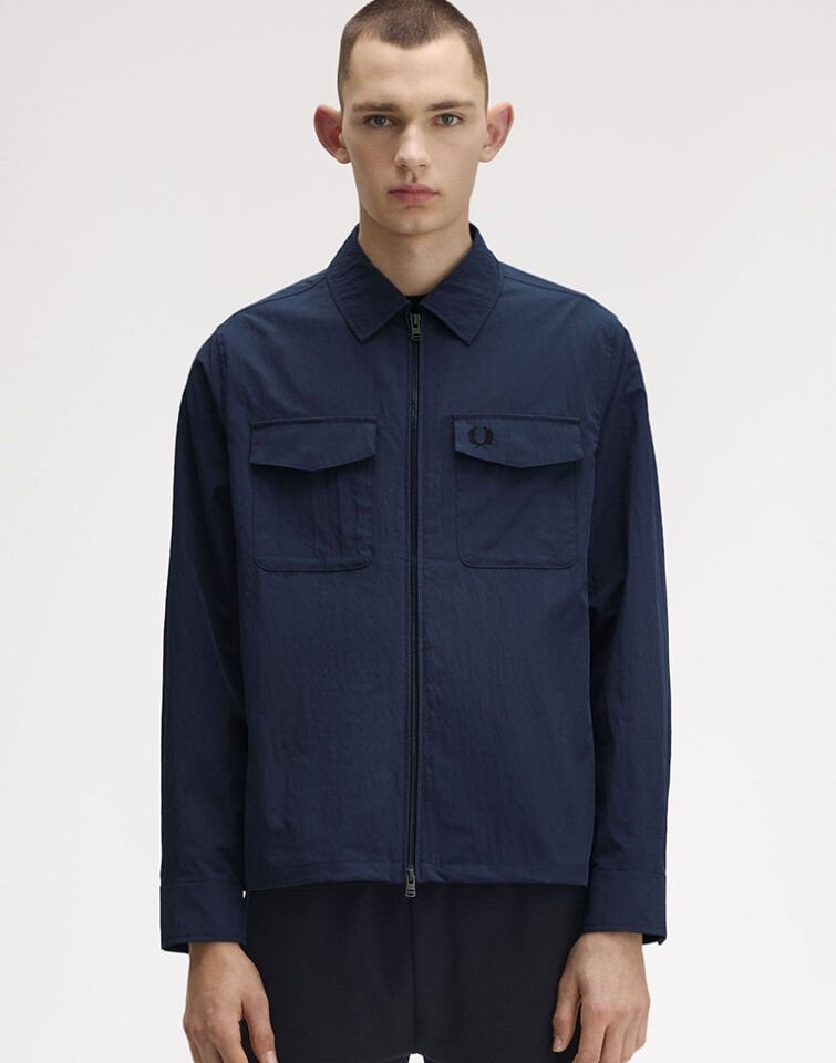 ZIP THROUGH OVERSHIRT - Fermuarlı Gömlek Ceket