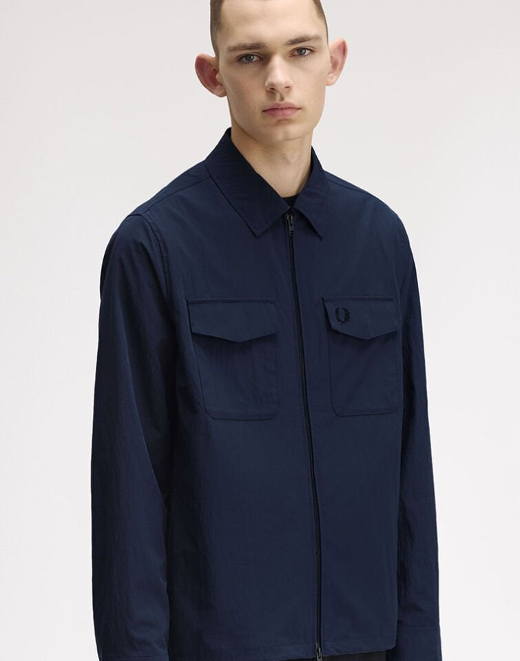 ZIP THROUGH OVERSHIRT - Fermuarlı Gömlek Ceket