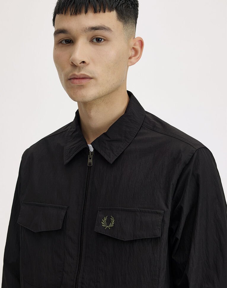 ZIP THROUGH OVERSHIRT - Fermuarlı Gömlek Ceket