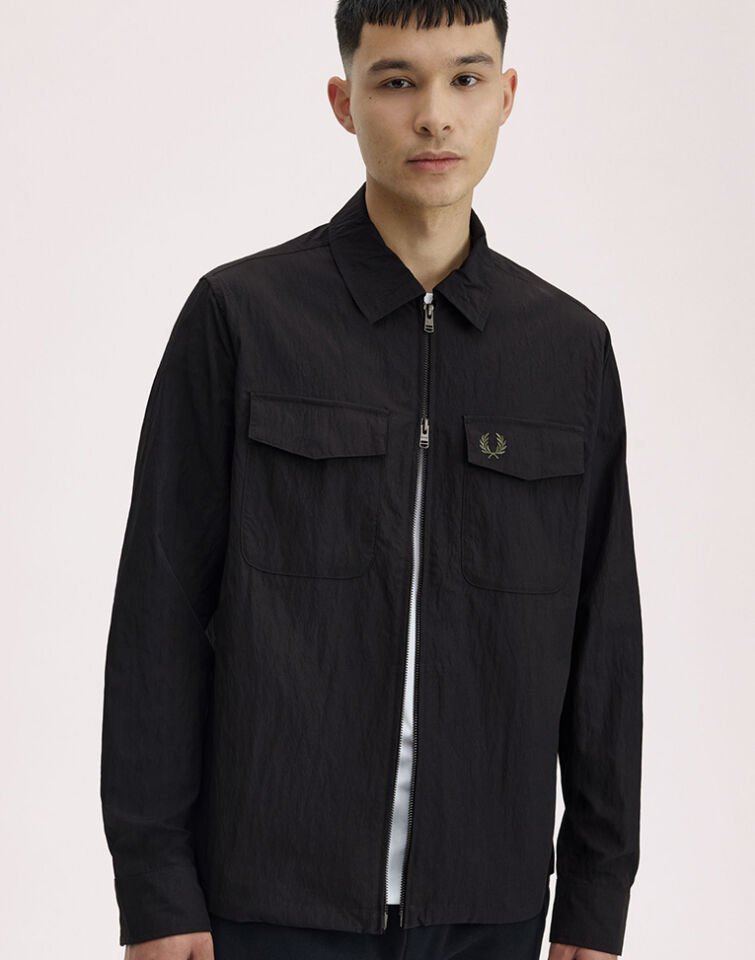 ZIP THROUGH OVERSHIRT - Fermuarlı Gömlek Ceket