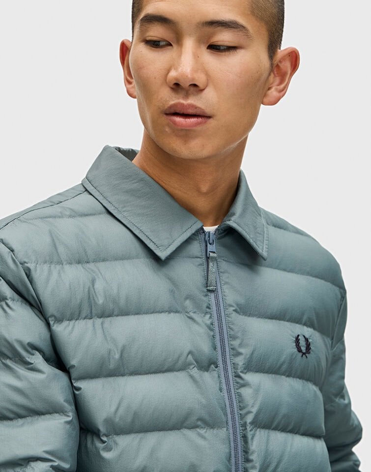 COLLARED INSULATED JACKET - Dolgulu Kapitone Ceket