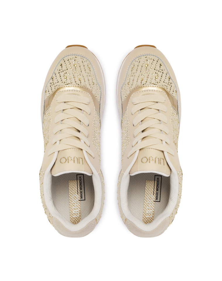 MAXI WONDER LOW SNEAKER CALF LEATHER/MONOGRA WHITE