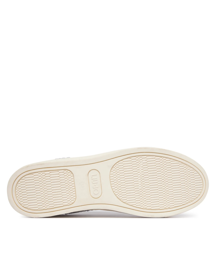 KIKI 01 - SNEAKER MICROFIBER/STRASS MO WHITE