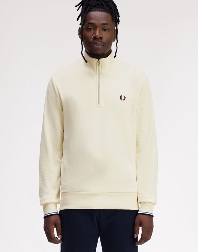 HALF ZIP SWEATSHIRT - Yarım Fermuarlı Sweatshirt