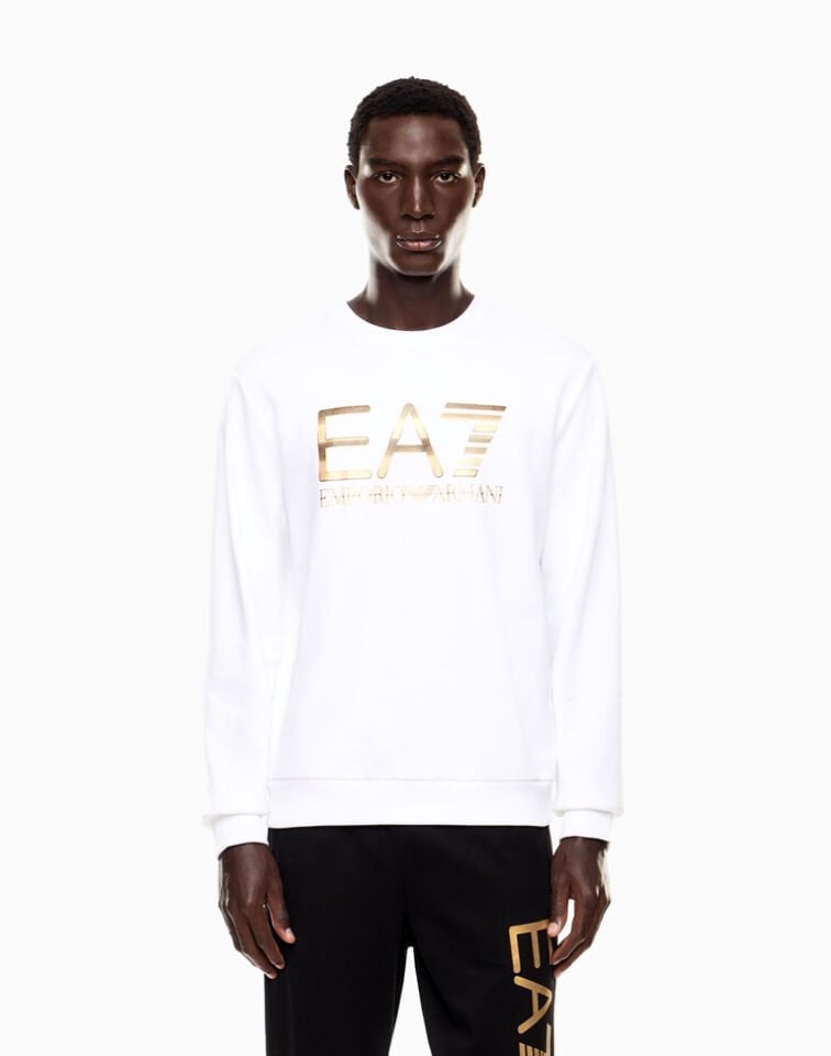 GOLD LOGO SWEATSHIRT