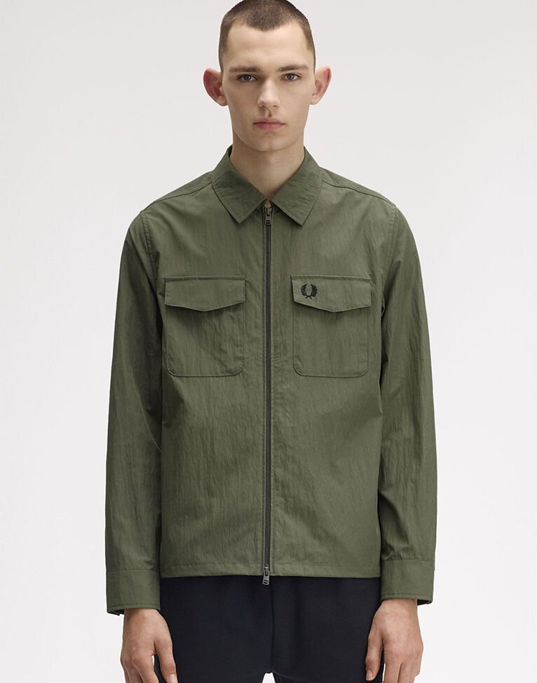 ZIP THROUGH OVERSHIRT - Fermuarlı Gömlek Ceket