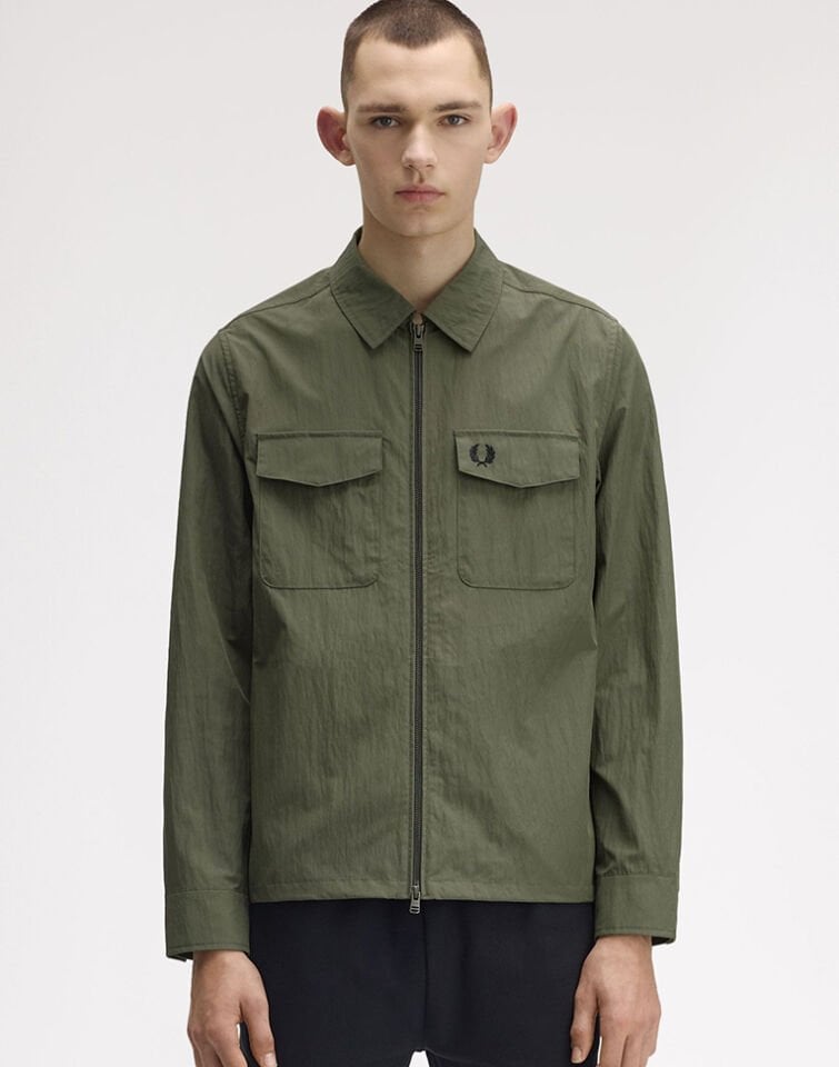 ZIP THROUGH OVERSHIRT - Fermuarlı Gömlek Ceket