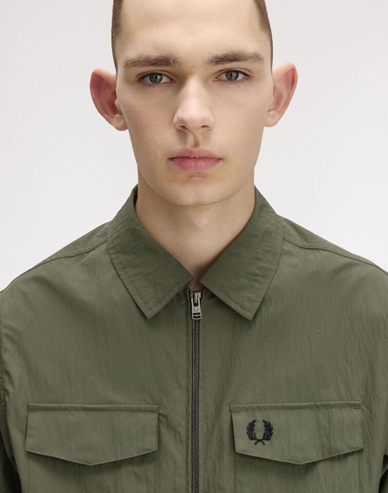 ZIP THROUGH OVERSHIRT - Fermuarlı Gömlek Ceket