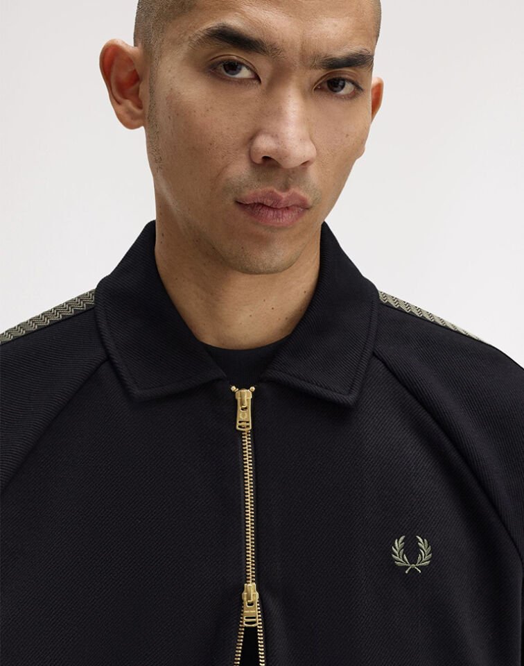 TENNIS GRIP TAPED TRACK JACKET - Polo Yaka Spor Ceket