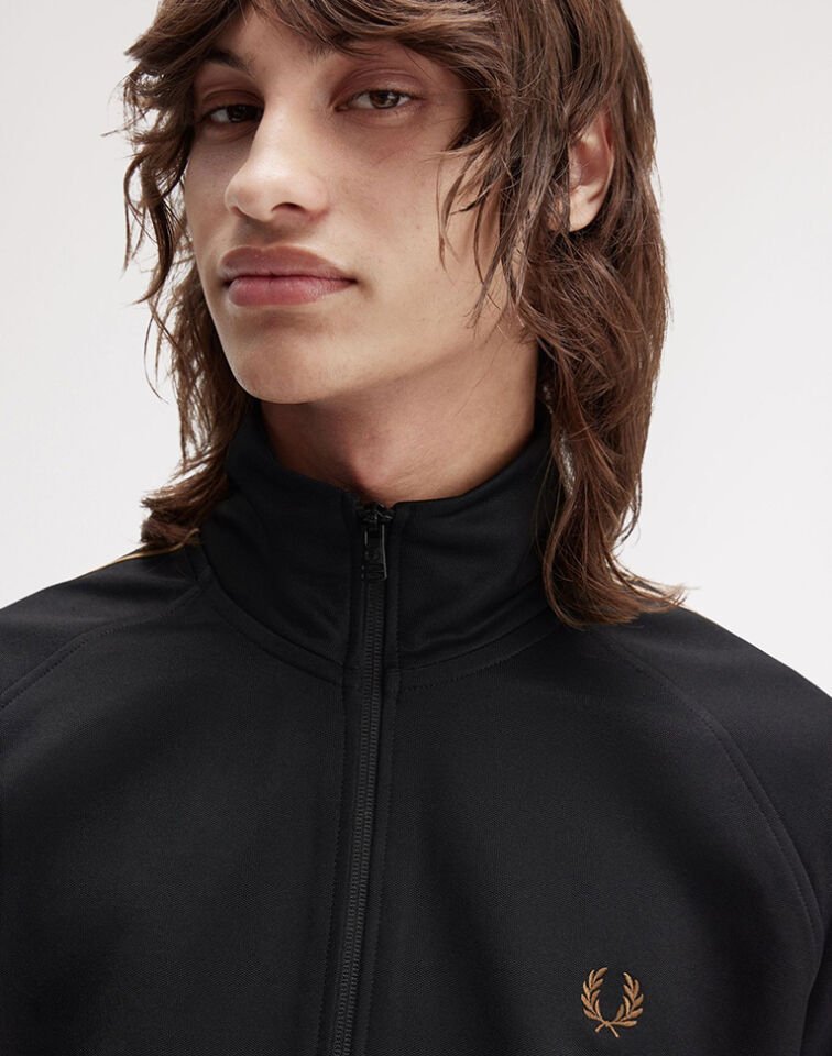 CONTRAST TAPE TRACK JACKET