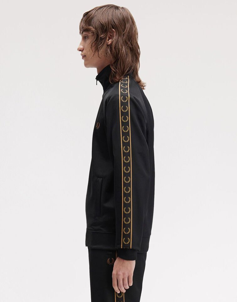 CONTRAST TAPE TRACK JACKET