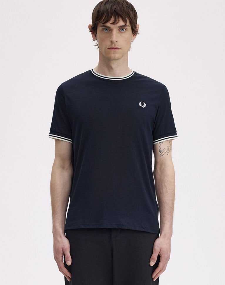 TWIN TIPPED T-SHIRT - Şerit Detaylı T-shirt