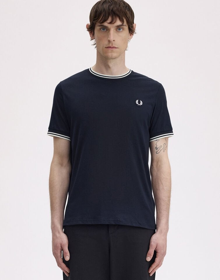 TWIN TIPPED T-SHIRT - Şerit Detaylı T-shirt