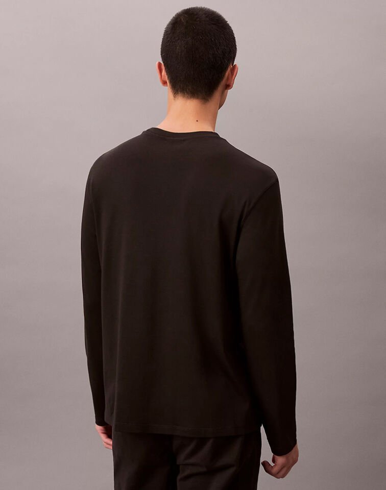 LS SUPIMA INTERLOCK SOLID CREWNE