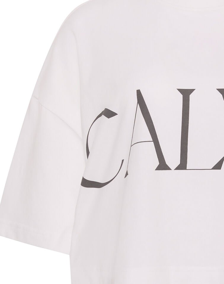 SS CALVIN KLEIN CROPPED GRAPHIC