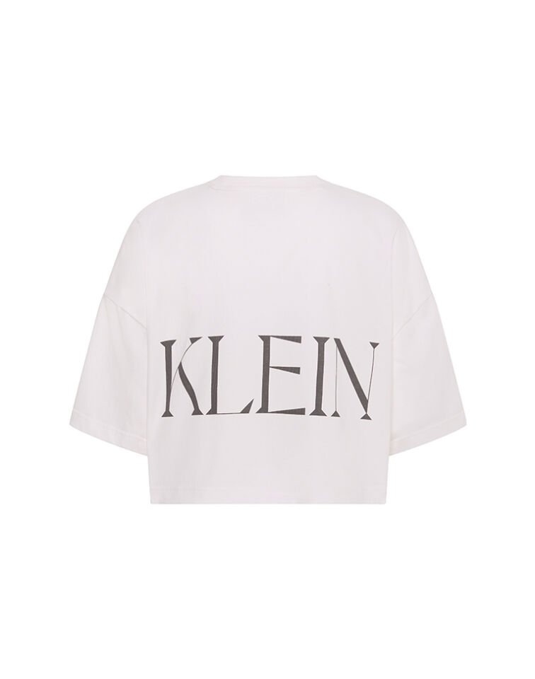 SS CALVIN KLEIN CROPPED GRAPHIC