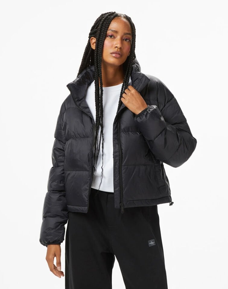 GRAPHIC LOGO PUFFER JACKET