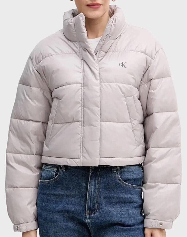 SHINE CROP PUFFER JACKET