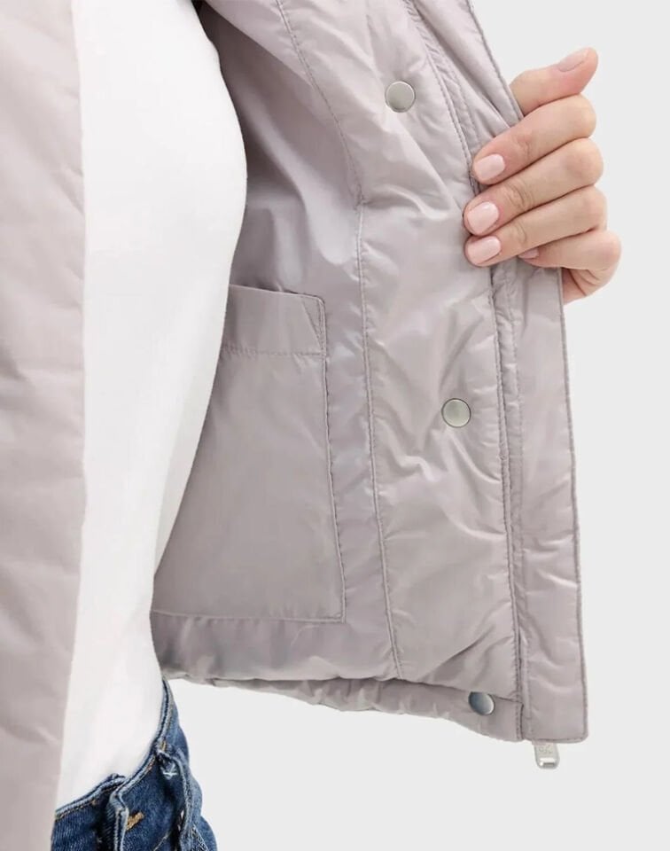 SHINE CROP PUFFER JACKET