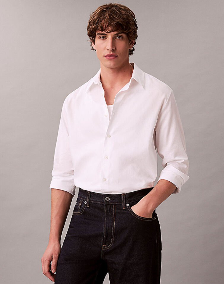 LS AOP JACQUARD EASY SHIRT